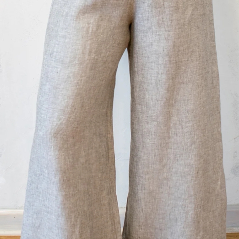 bryn Walker Women's Wide-Leg Pants in Light Brown